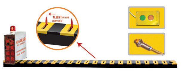 白银V3嵌入式闯岗自动扎胎器/阻车器